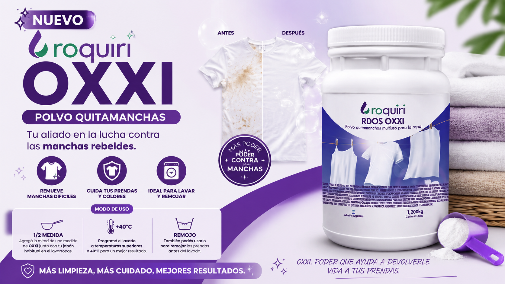 Polvo Quitamanchas OXXI