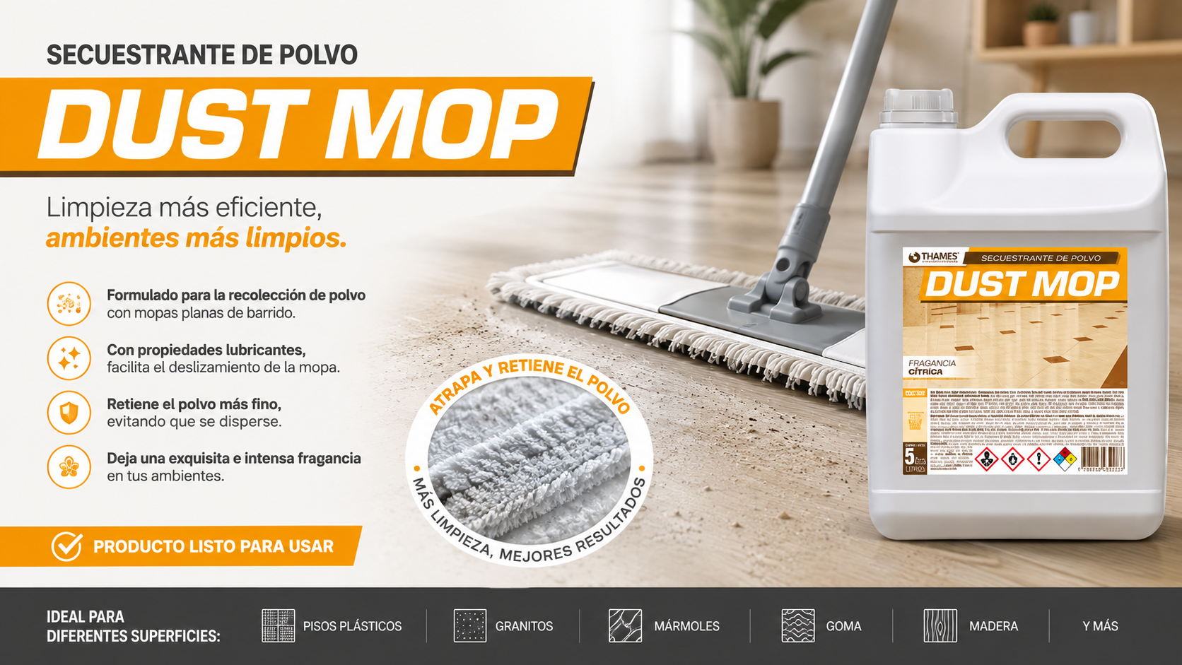 Secuestrante de Polvo DUST MOP