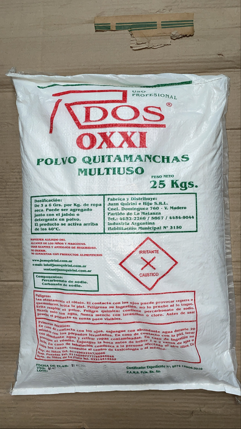 Polvo quitamanchas multiuso RDOS OXXI