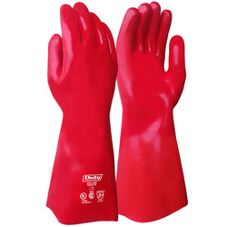 Guante PVC Rojo 40cm - Duty